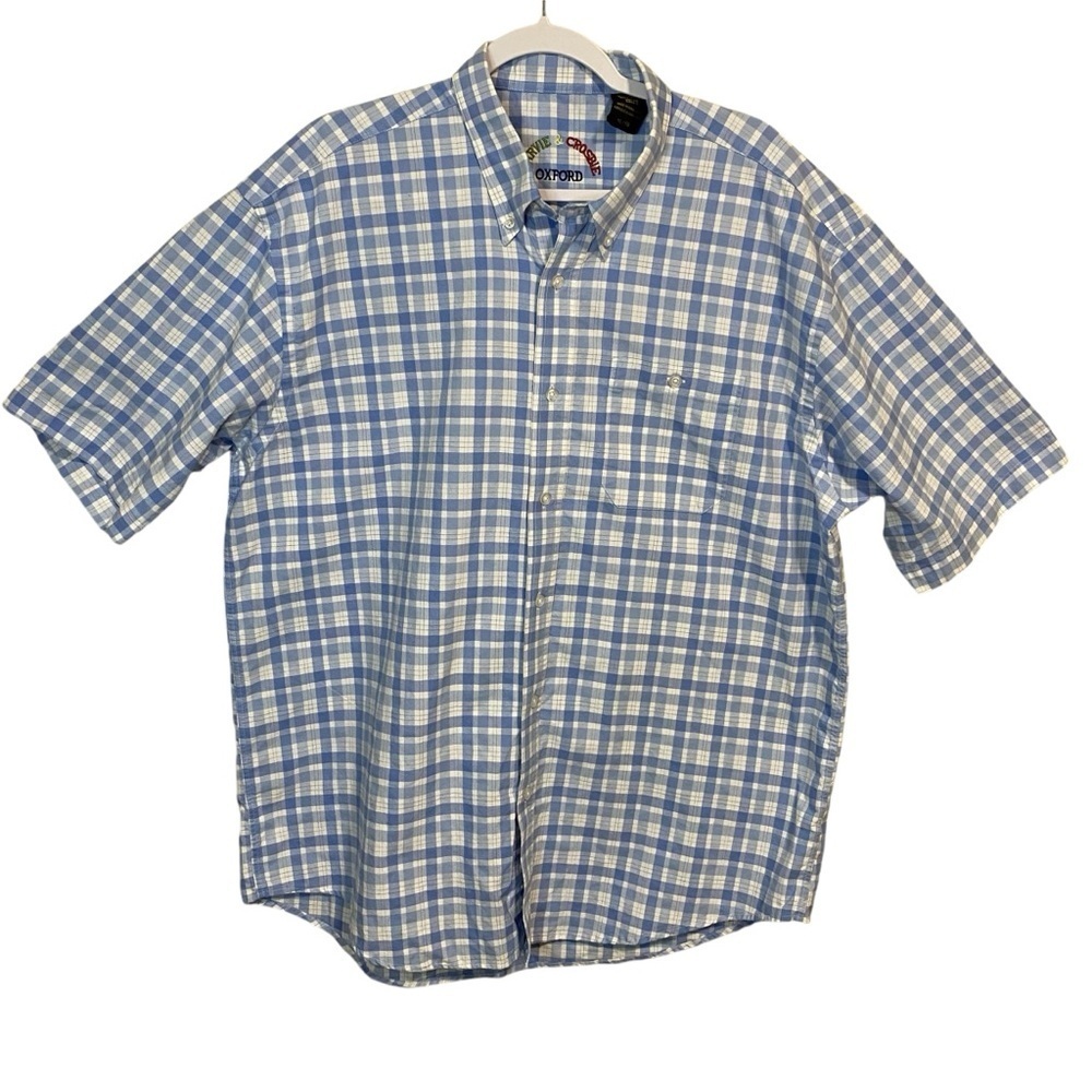 Harvie & Crosbie Oxford - Blue Check - XL - Bangladesh